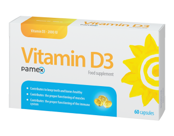 Vitamin D3 4000 IU, kapsulės